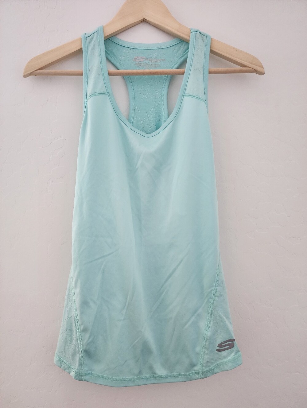Skechers Mint Green Racerback Performance Tank, S